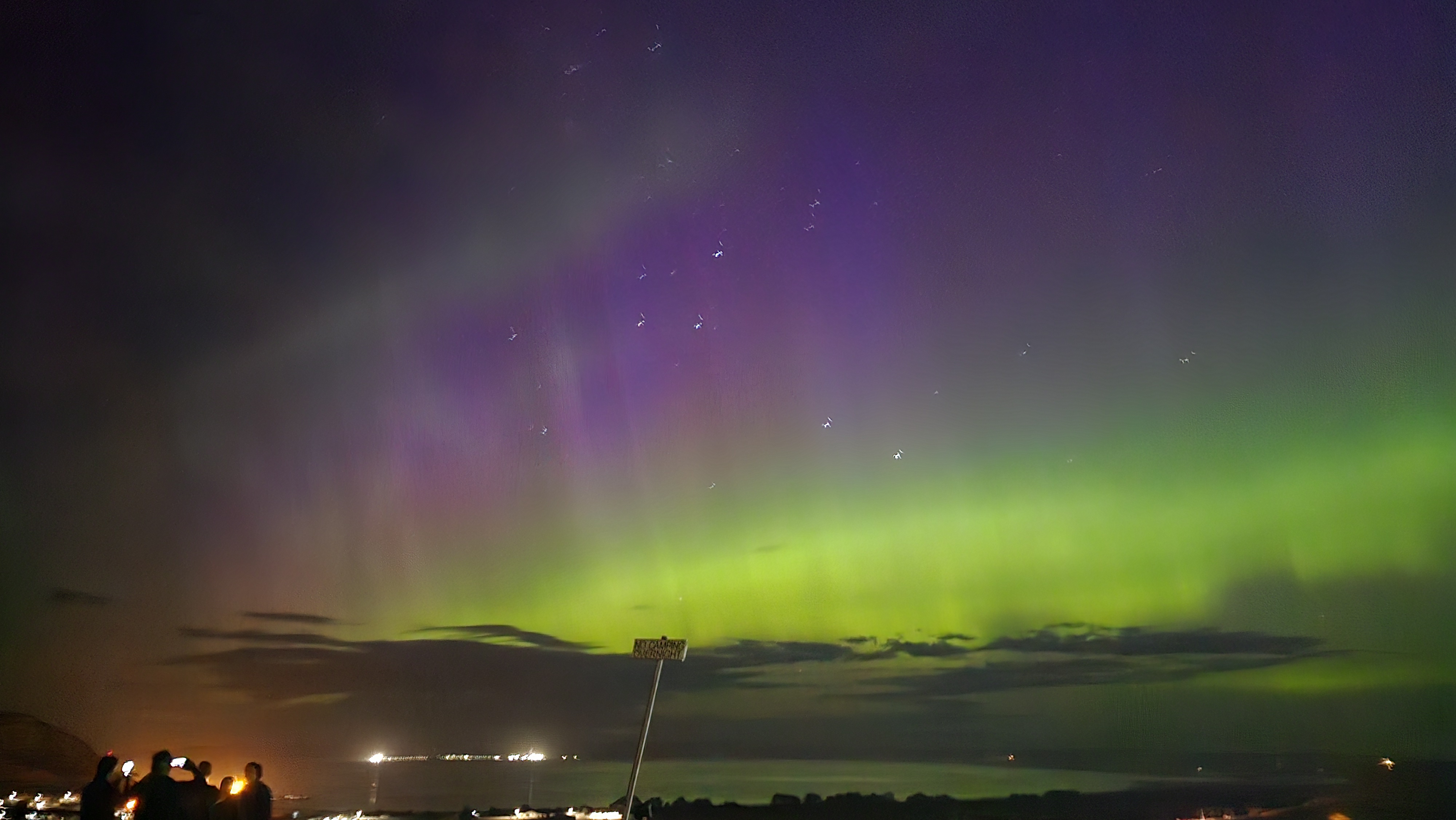 Aurora Australis over Stanley